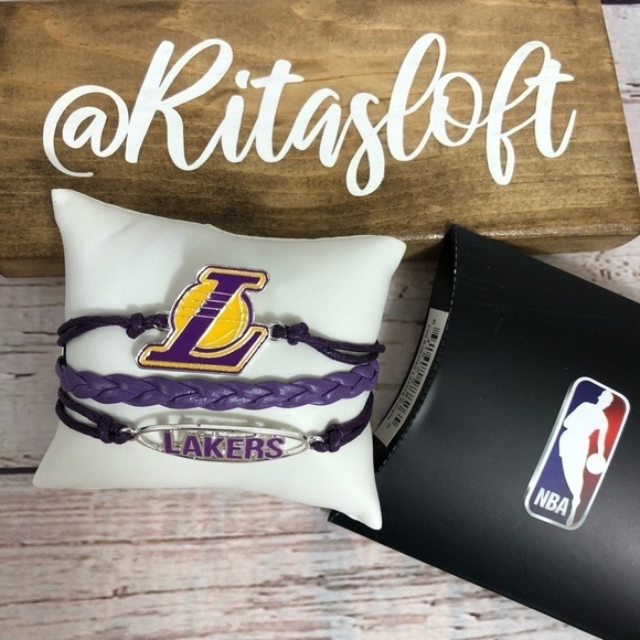 Los Angeles Lakers‎ Rope Bracelet - New in Box - Picture 2 of 8
